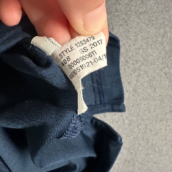 Auburn Under Armour Shirt Mens Large Loose Fit HeatGear Navy Blue Polo Shirt - Picture 9 of 12